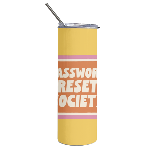 Password Reset Society - Tumbler by Giddy Kipper