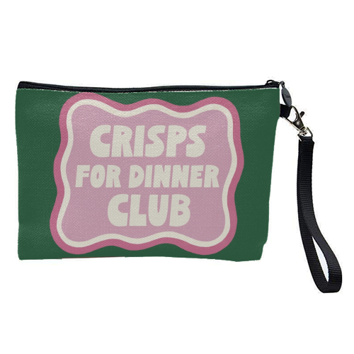 Crisps For Dinner Club - pretty makeup bag by Giddy Kipper