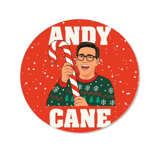 Andy Burnham Christmas Design - Magnet by AbiGoLucky