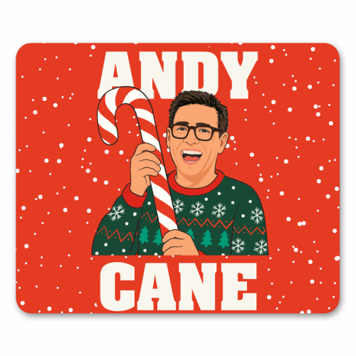 Andy Burnham Christmas Design - mouse mat by AbiGoLucky