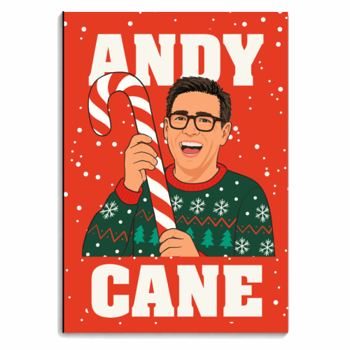 Andy Burnham Christmas Design - personalised A4, A5, A6 notebook by AbiGoLucky
