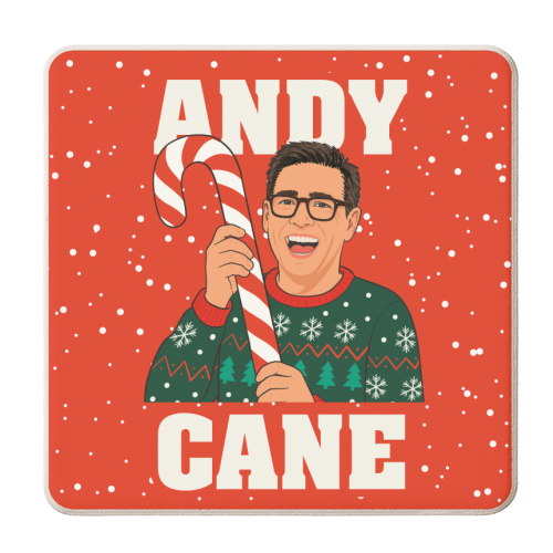 Andy Burnham Christmas Design - personalised beer coaster by AbiGoLucky