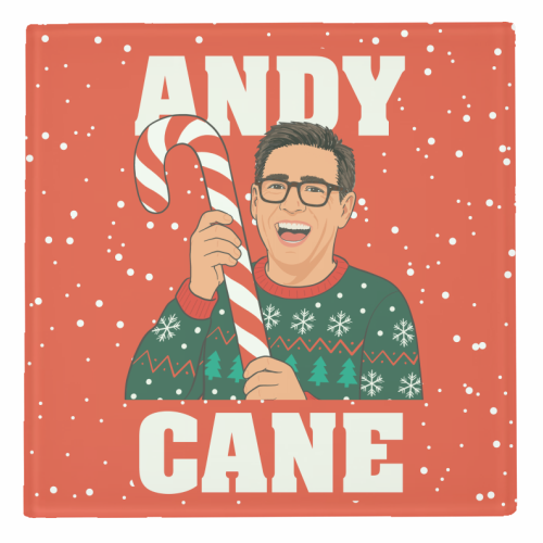Andy Burnham Christmas Design - personalised beer coaster by AbiGoLucky