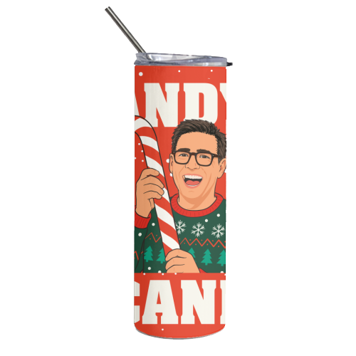 Andy Burnham Christmas Design - Tumbler by AbiGoLucky