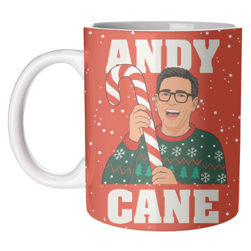 Andy Burnham Christmas Design - unique mug by AbiGoLucky