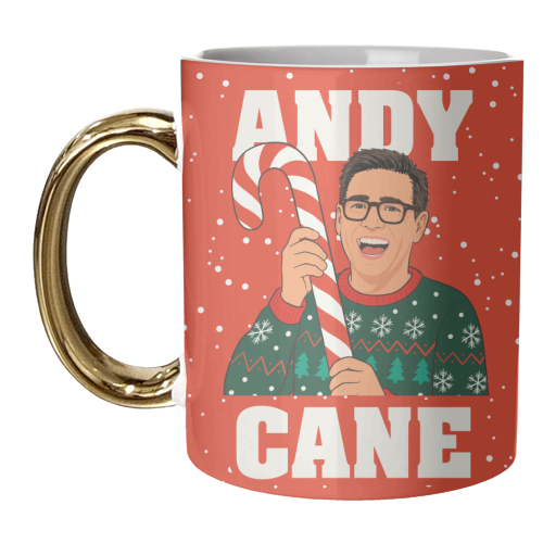 Andy Burnham Christmas Design - unique mug by AbiGoLucky