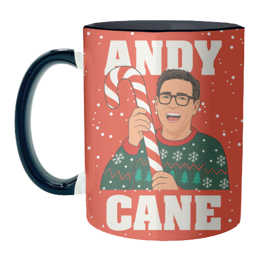 Andy Burnham Christmas Design - unique mug by AbiGoLucky