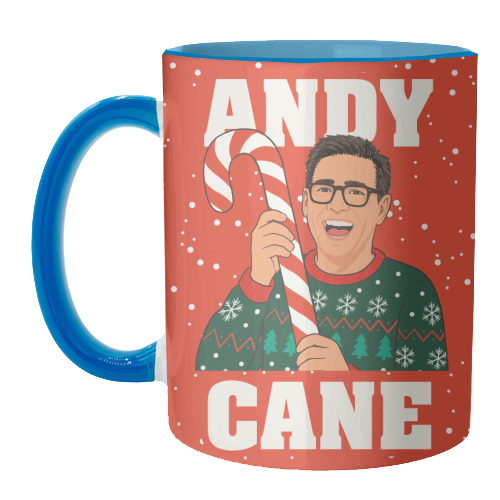 Andy Burnham Christmas Design - unique mug by AbiGoLucky