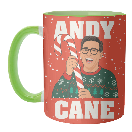 Andy Burnham Christmas Design - unique mug by AbiGoLucky