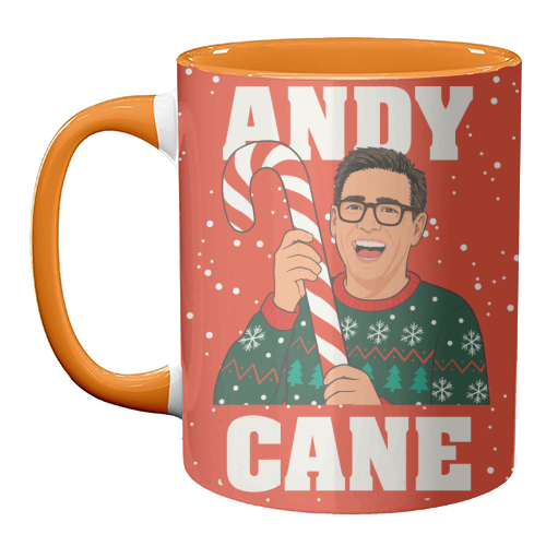 Andy Burnham Christmas Design - unique mug by AbiGoLucky