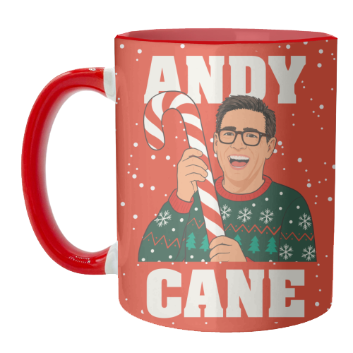 Andy Burnham Christmas Design - unique mug by AbiGoLucky