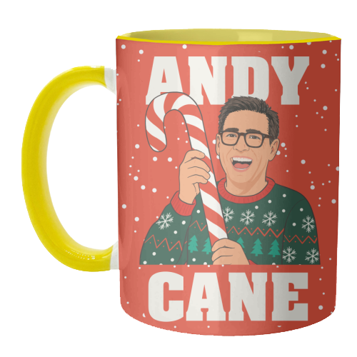 Andy Burnham Christmas Design - unique mug by AbiGoLucky