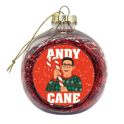 Andy Burnham Christmas Design - xmas bauble by AbiGoLucky