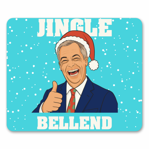 Nigel Farage Reform Funny Christmas Design - mouse mat by AbiGoLucky