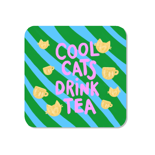 Cool Cats Drink Tea - Magnet by The Paper Tail