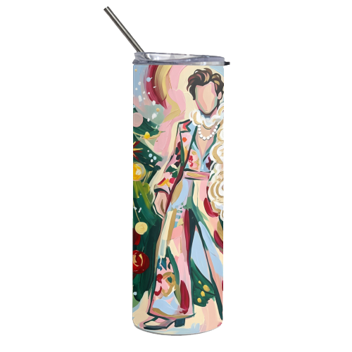 Harry's Christmas Wonderland – Colorful Holiday Pop Art - Tumbler by haris kavalla
