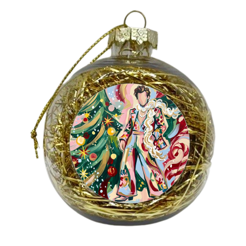 Harry's Christmas Wonderland – Colorful Holiday Pop Art - xmas bauble by haris kavalla