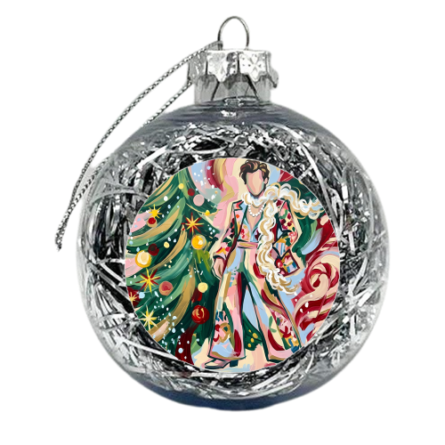 Harry's Christmas Wonderland – Colorful Holiday Pop Art - xmas bauble by haris kavalla