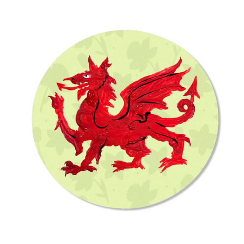 Welsh Dragon - Magnet by The Queer Store