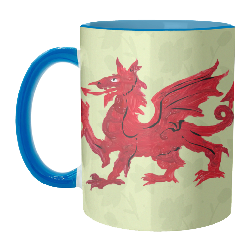 Welsh Dragon - unique mug by The Queer Store
