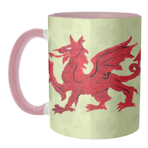 Welsh Dragon - unique mug by The Queer Store