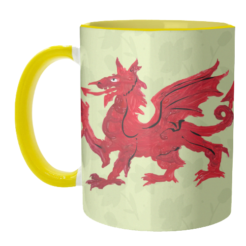 Welsh Dragon - unique mug by The Queer Store