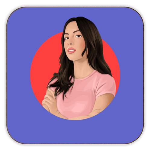 Olivia Rodrigo 2026 - personalised beer coaster by Pink and Pip