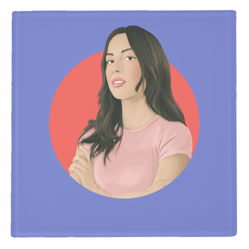 Olivia Rodrigo 2026 - personalised beer coaster by Pink and Pip