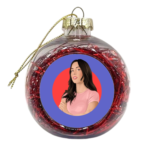 Olivia Rodrigo 2026 - xmas bauble by Pink and Pip