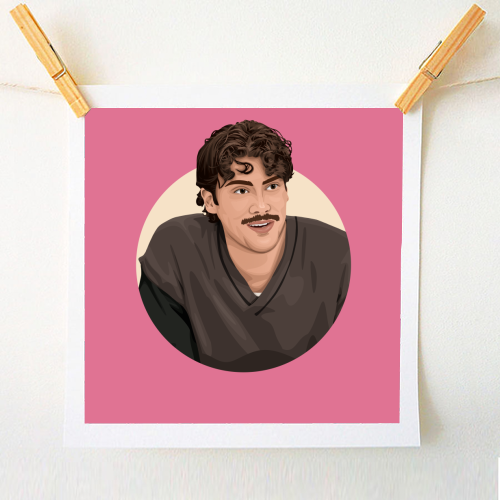 Paul Baker - A1 - A4 art print by Pink and Pip