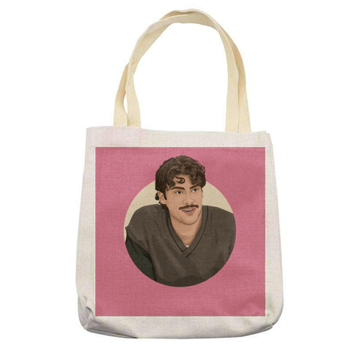 Paul Baker - printed canvas tote bag by Pink and Pip