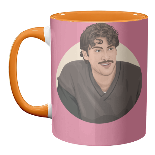 Paul Baker - unique mug by Pink and Pip