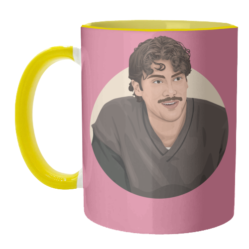 Paul Baker - unique mug by Pink and Pip