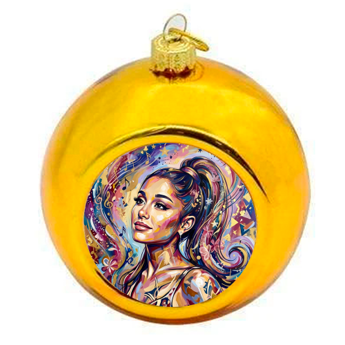 Ariana Eternal Melody - colourful christmas bauble by haris kavalla
