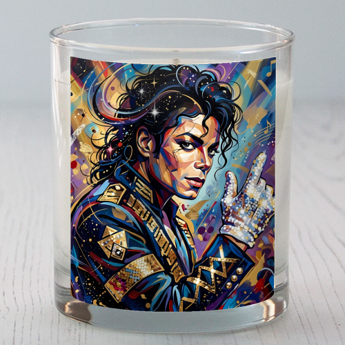 Michael J — King of Pop in Motion - scented candle by haris kavalla
