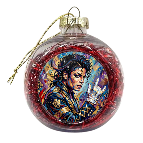 Michael J — King of Pop in Motion - xmas bauble by haris kavalla