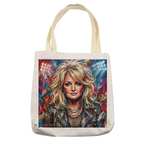 Voice of the Night - printed canvas tote bag by haris kavalla