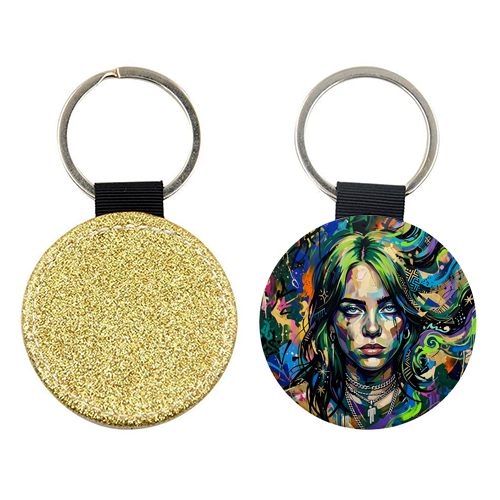 Electric Billie - keyring by haris kavalla