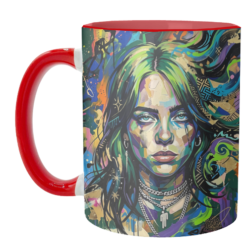 Electric Billie - unique mug by haris kavalla