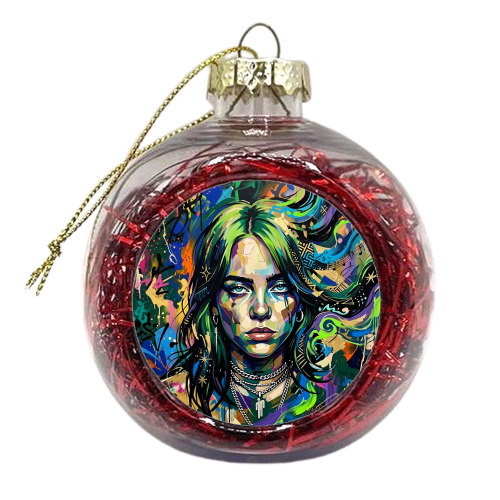 Electric Billie - xmas bauble by haris kavalla