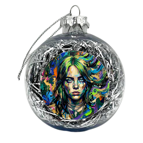 Electric Billie - xmas bauble by haris kavalla