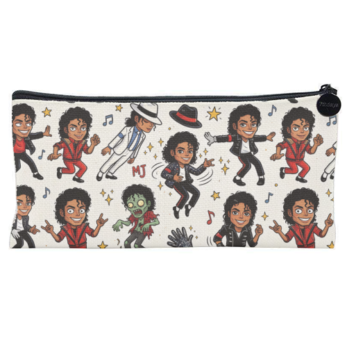 King of Pop – Iconic Moves - flat pencil case by haris kavalla
