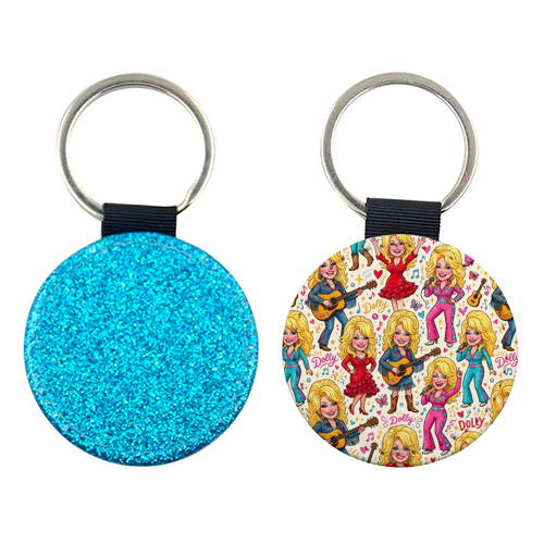 Dolly in Full Bloom - keyring by haris kavalla