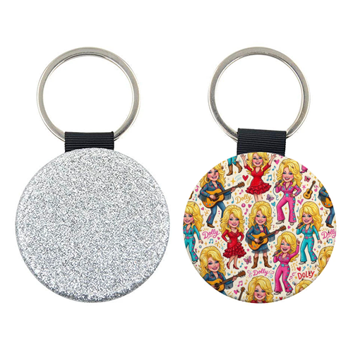 Dolly in Full Bloom - keyring by haris kavalla