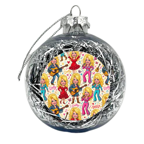 Dolly in Full Bloom - xmas bauble by haris kavalla