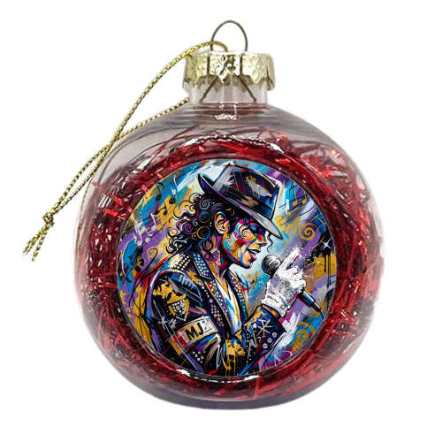 Michael Jackson: King of Pop - xmas bauble by haris kavalla