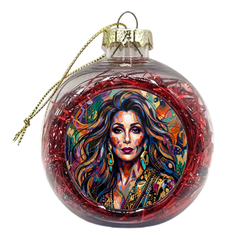 Cher: A Vision in Color - xmas bauble by haris kavalla