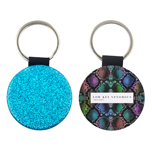 Low Key Venomous High Key Fabulous - keyring by PEARL & CLOVER