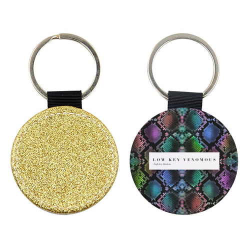Low Key Venomous High Key Fabulous - keyring by PEARL & CLOVER