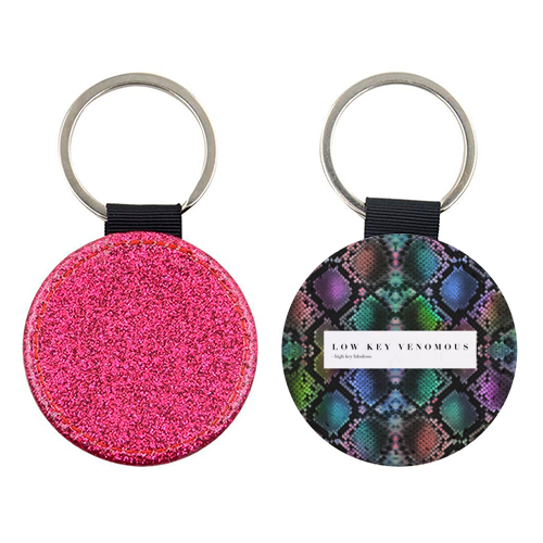 Low Key Venomous High Key Fabulous - keyring by PEARL & CLOVER